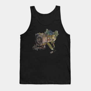 Green Ork Plane Tank Top